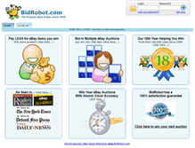 Tablet Screenshot of bidrobot.com